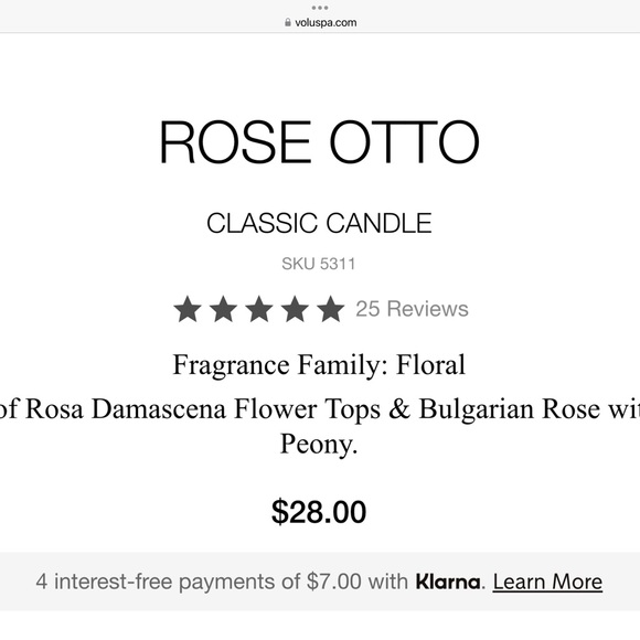 Voluspa Candle Duo, Rose Otto and Rose Champs, 6.5 oz. Each - Picture 9 of 9